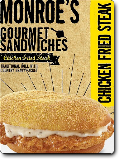 Chicken Fried Steak Breakfast Sandwich